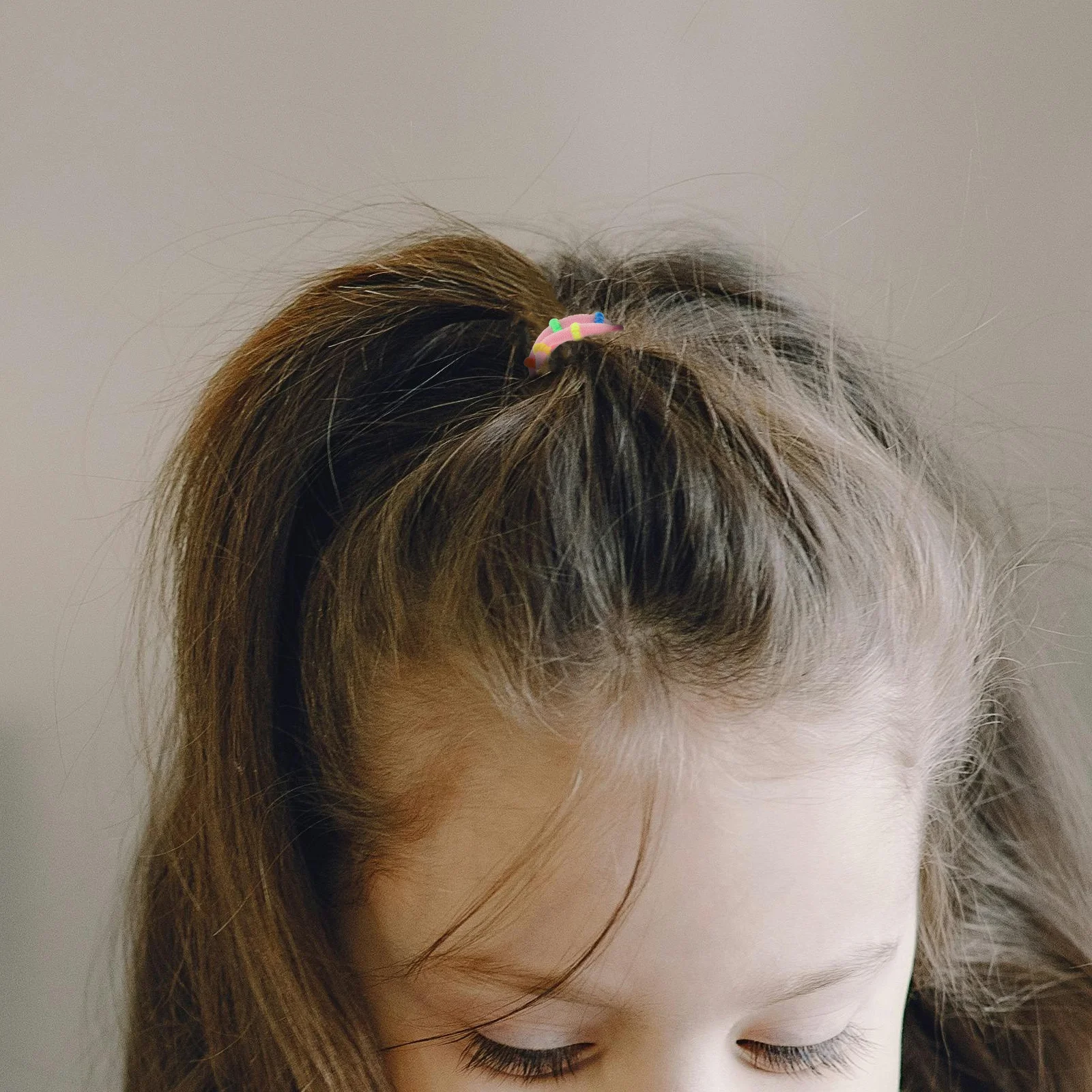 

200Pcs High Elastic Hair Ties Small Size Bright Candy Colors Soft Gentle Hair Bands Ponytail Holders