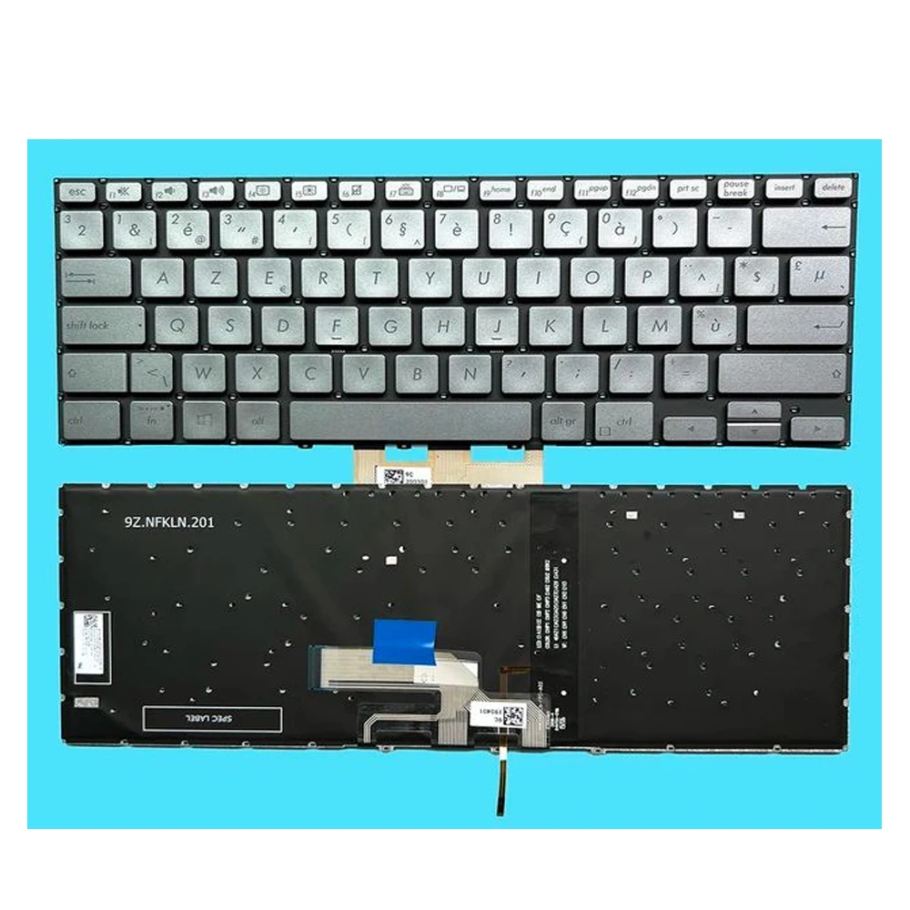 XIN-US-SP-IT-PO-Greek-Belgian layout Backlit Laptop Keyboard For ASUS zenbook flip 14 UX462 UX462DA UM462 UM462D UX462FA