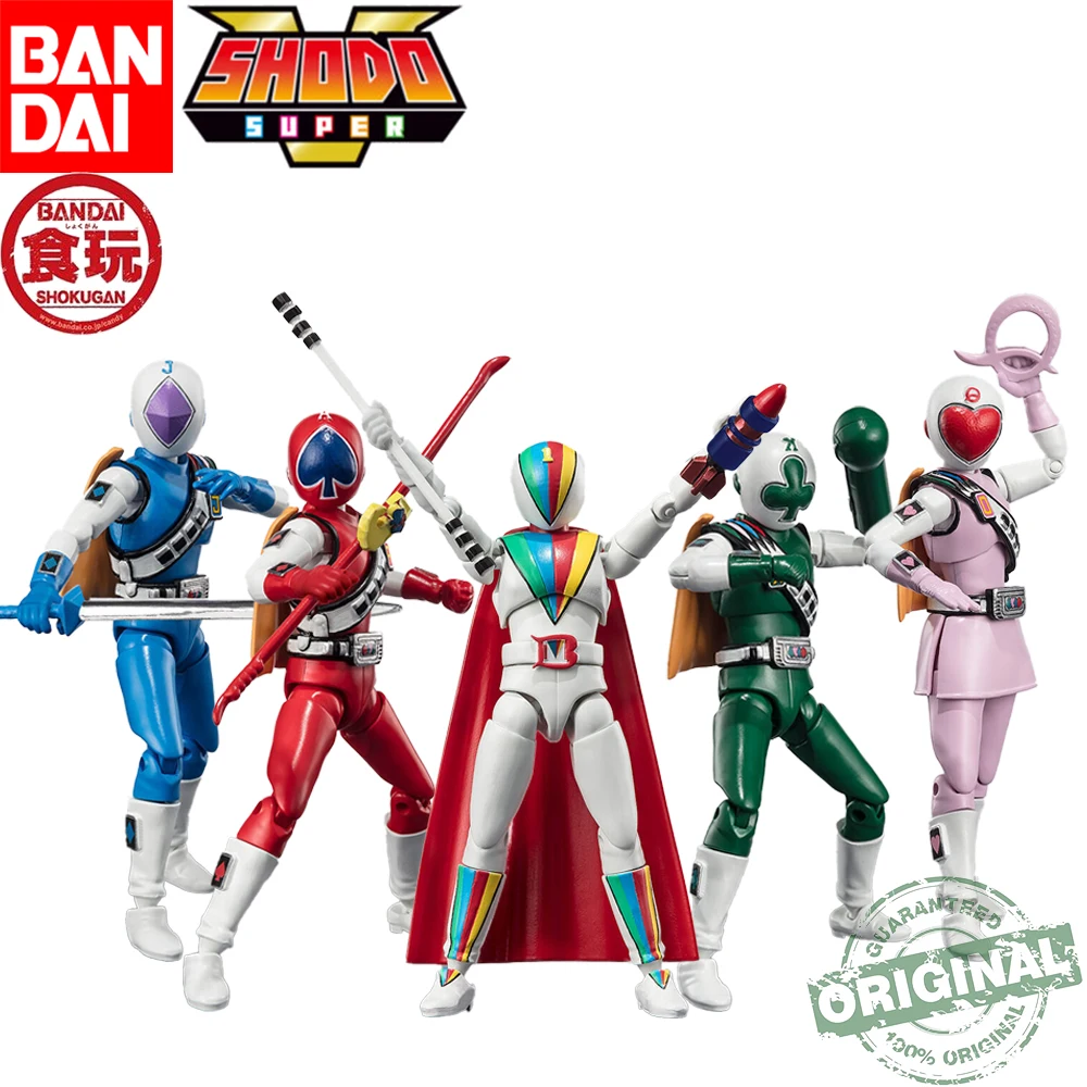 

В наличии оригинальный Bandai Shodo Super J.a.k.q. Dengekitai полный пакет Коллекционные фигурки конфетные игрушки хорошие подарки для фанатов ребенка