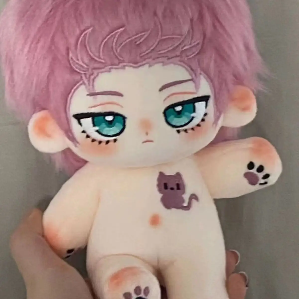 Rin Itoshi 20cm Stuffed Cotton Doll Animation Peripheral COS Blue Lock Cartoon Dressing-up Plush Puppet Kids Adults Gift Toys