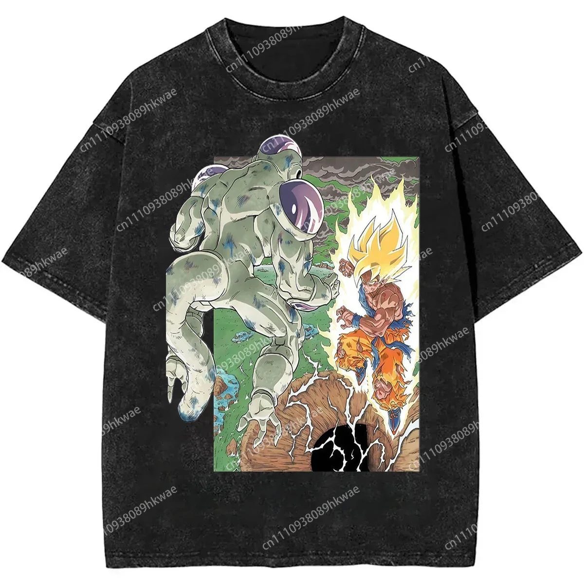 Dragon Ball Summer Men's T-Shirt Japanese Anime Master Roshi Autumn Y2K Harajuku Boy Children's Parent-Child Trend Short Sleeve
