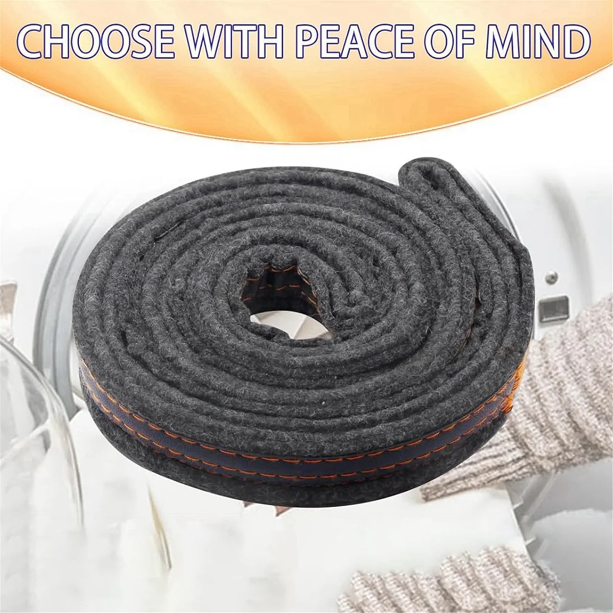 A26P Upgrade W10116343 Dryer Felt Drum Seal Kit for Whirlpool Kenmore Maytag KitchenAid Amana Crosley Dryer Parts