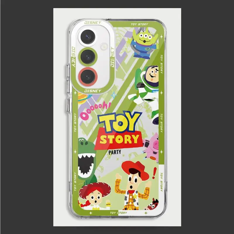 Funda de teléfono transparente Stitch Toy Story Tigger, Minnie Mouse, Prince, para Samsung Galaxy A55, A54, A53, A15, A14, A35, A25, A50, A05, A34, A33, A71