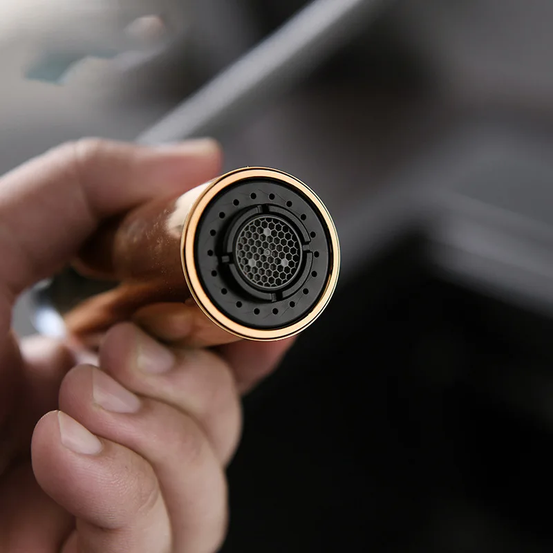 صنبور دوار قابل للسحب، ساخن وبارد، حوض خضروات تحريضي، حوض