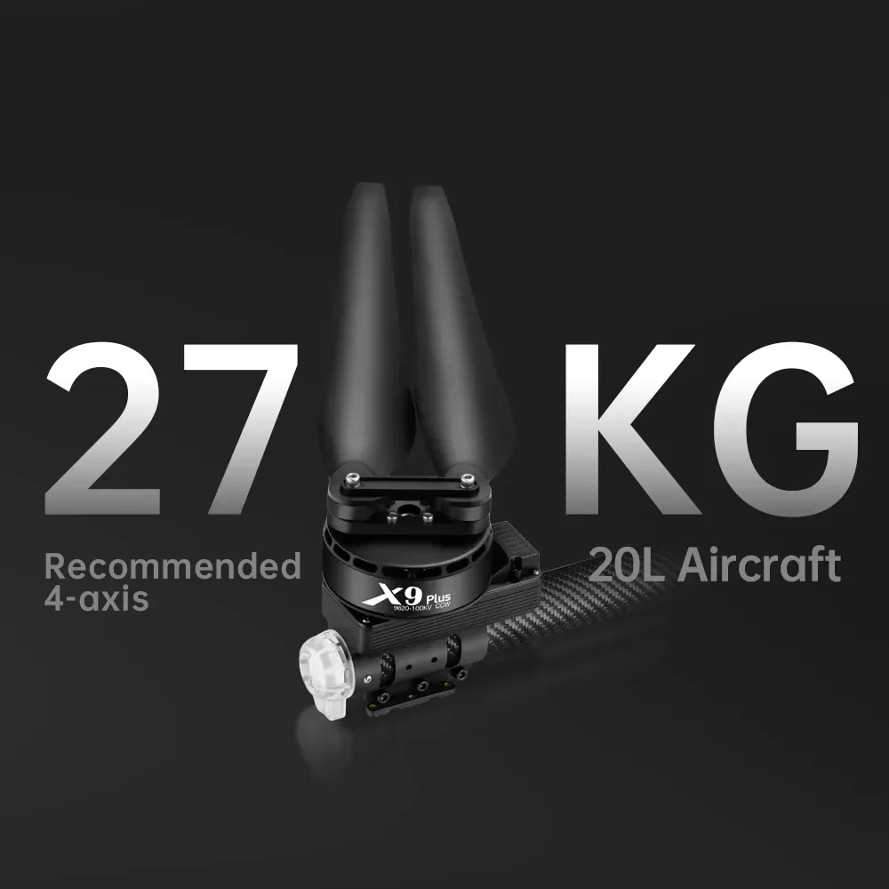 X9 Plus 2cw 2ccw X9 Plus Pro 12-14S ESC 100kv Ccw 9620 Motor with 36190 Propeller Power Kit  X9 Plus Motor Combo