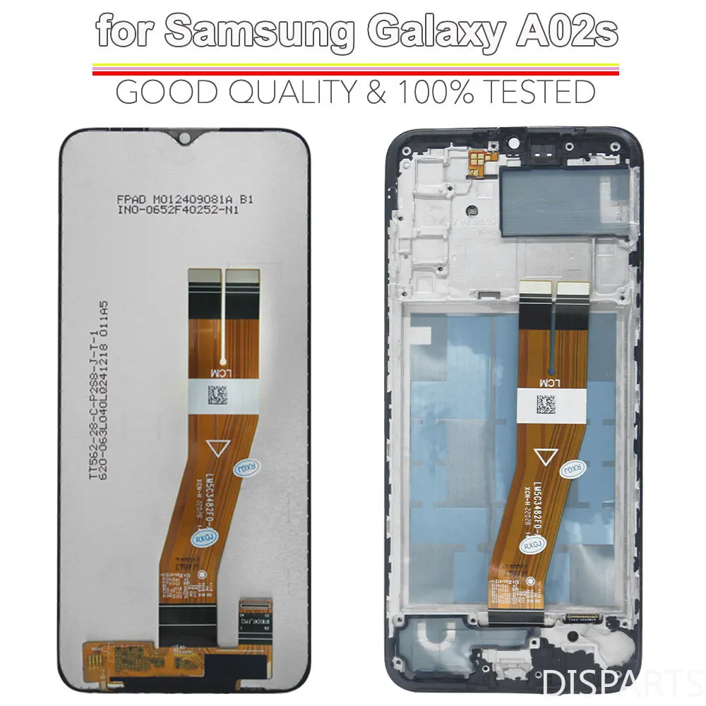 Tested LCD for Samsung Galaxy A02s Display Touch Screen Digitizer Assembly for Samsung Galaxy A02s A025F A025M LCD Display