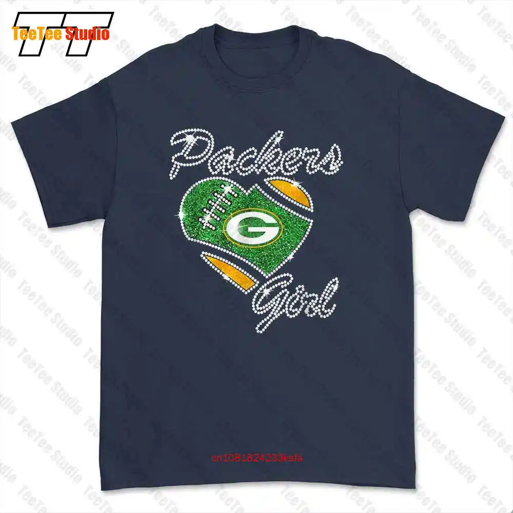 Packer Girl Heart Diamond T-shirt Tee 6XPJ