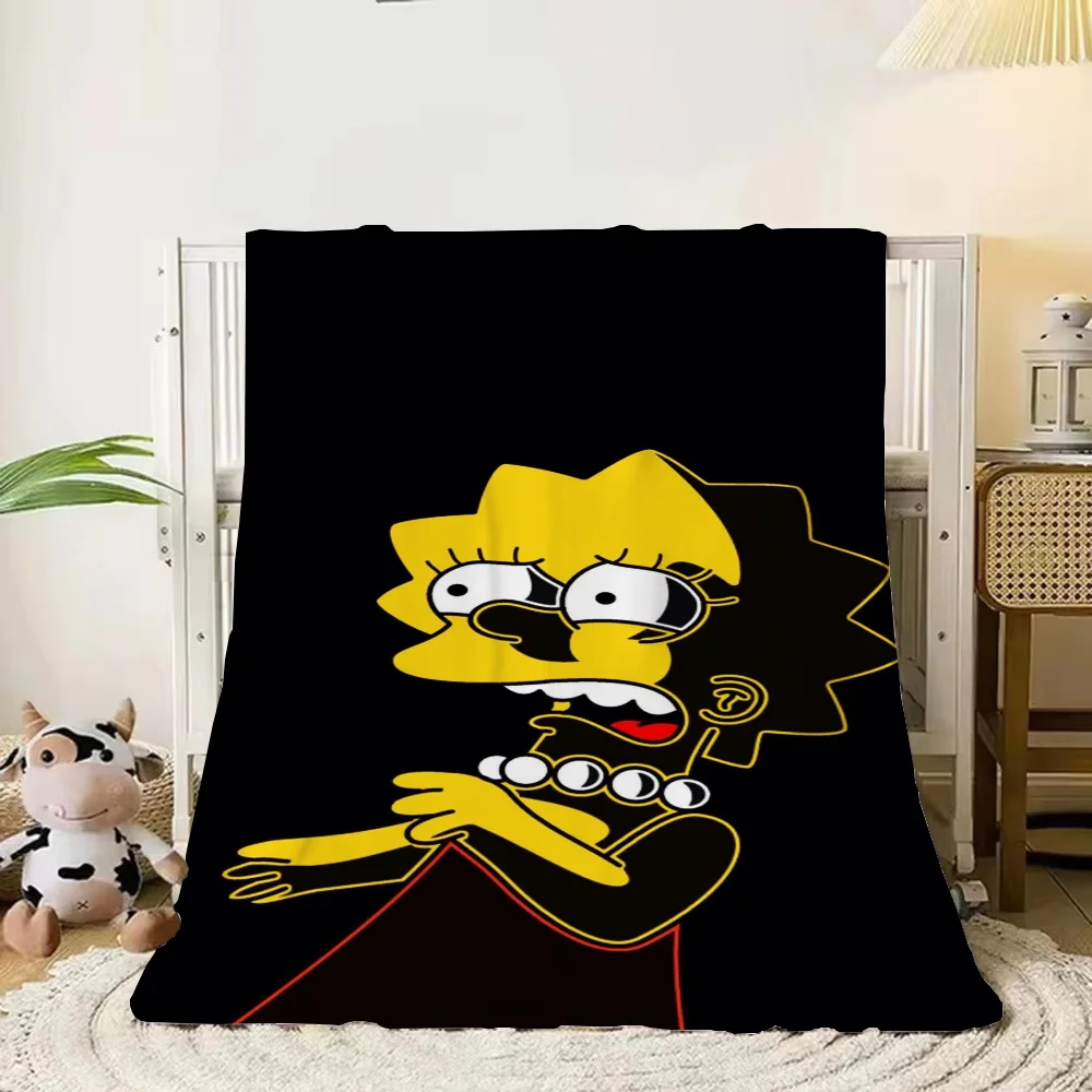 Simpsones Cotton Blanket Bed Throws Blankets for Sofa Luxury Throw Blanket Sofa Home Interior Home and Decoration Beach Towel