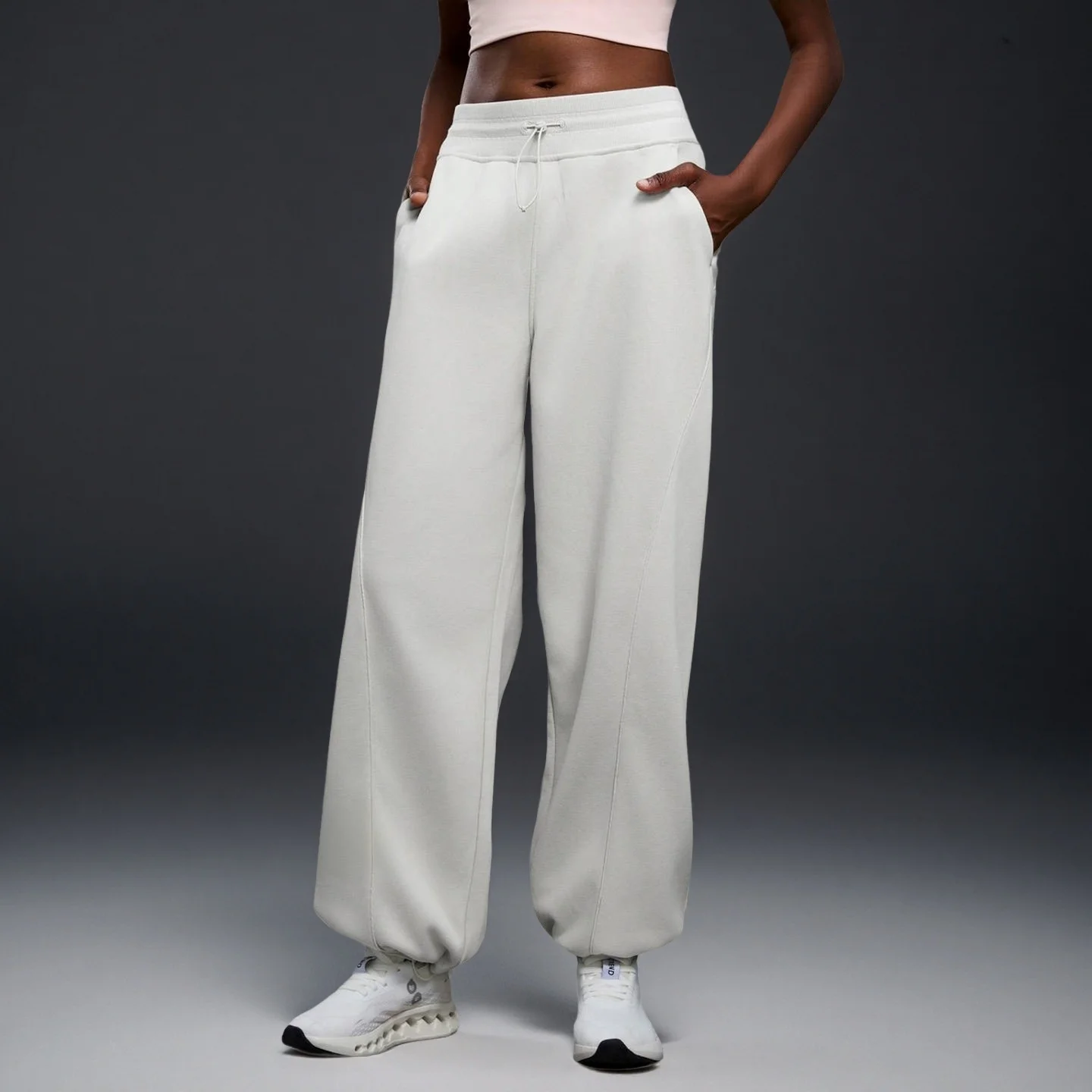 

Mermaid Curve Softstreme High-Rise Pant Gym Women Clothes Sweatpants Velvet Casual Pants Yoga Warm Windproof Ankle Tied Trousers