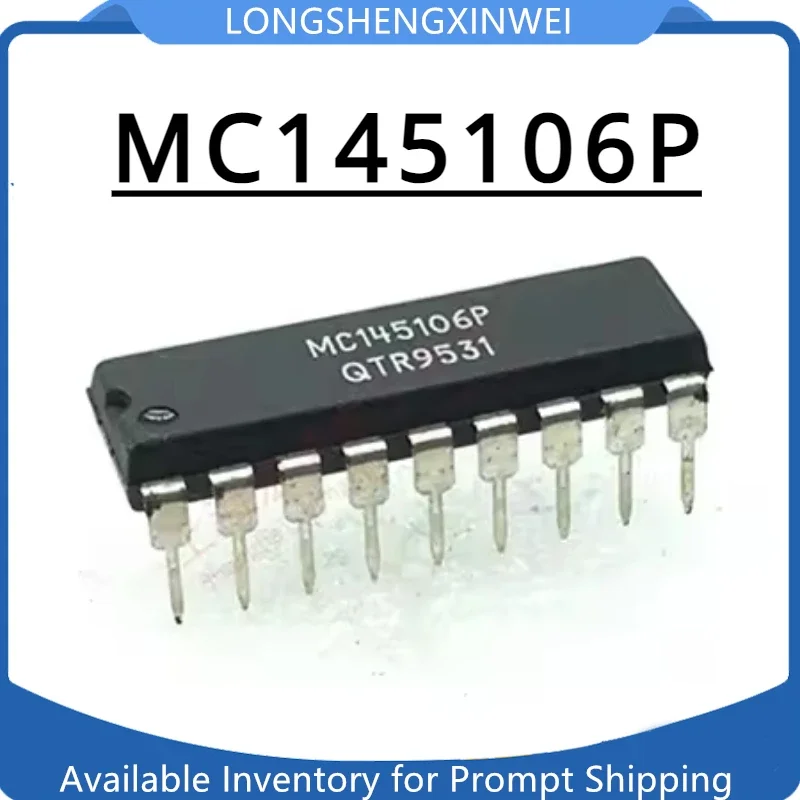 1PCS New MC145106P MC145106 DIP-18 Phase-locked Loop Frequency Synthesizer Spot