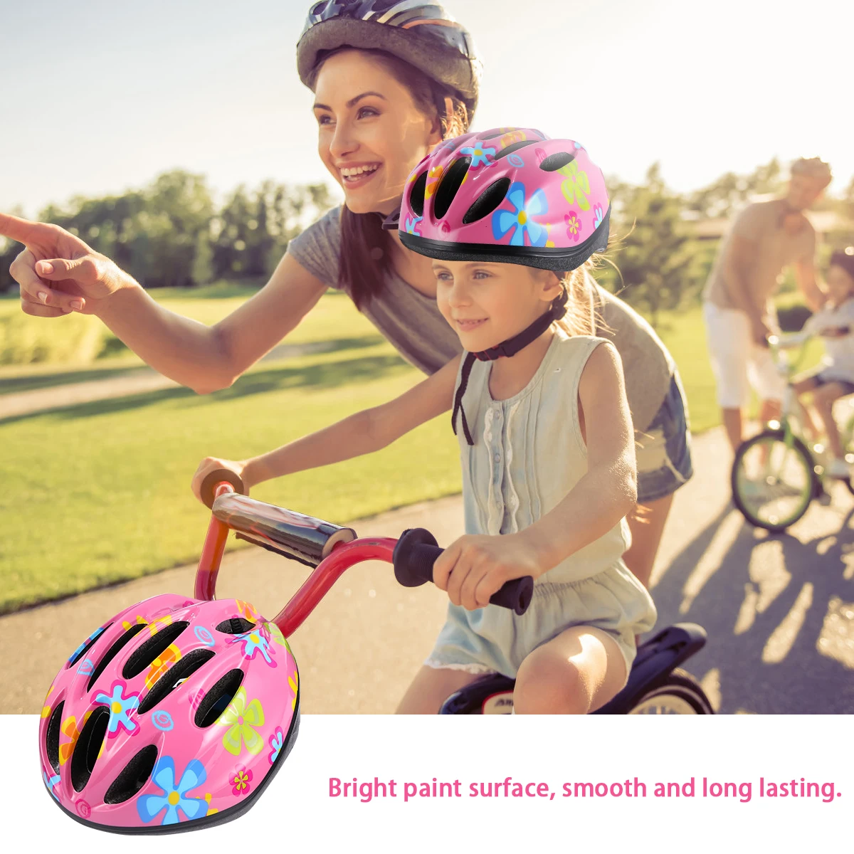 

Kids Safety Bicycle Roller Skating Scooter Skateboard Cycling Breathable Durable Protection 5-12 Years Old 48-58Cm Head
