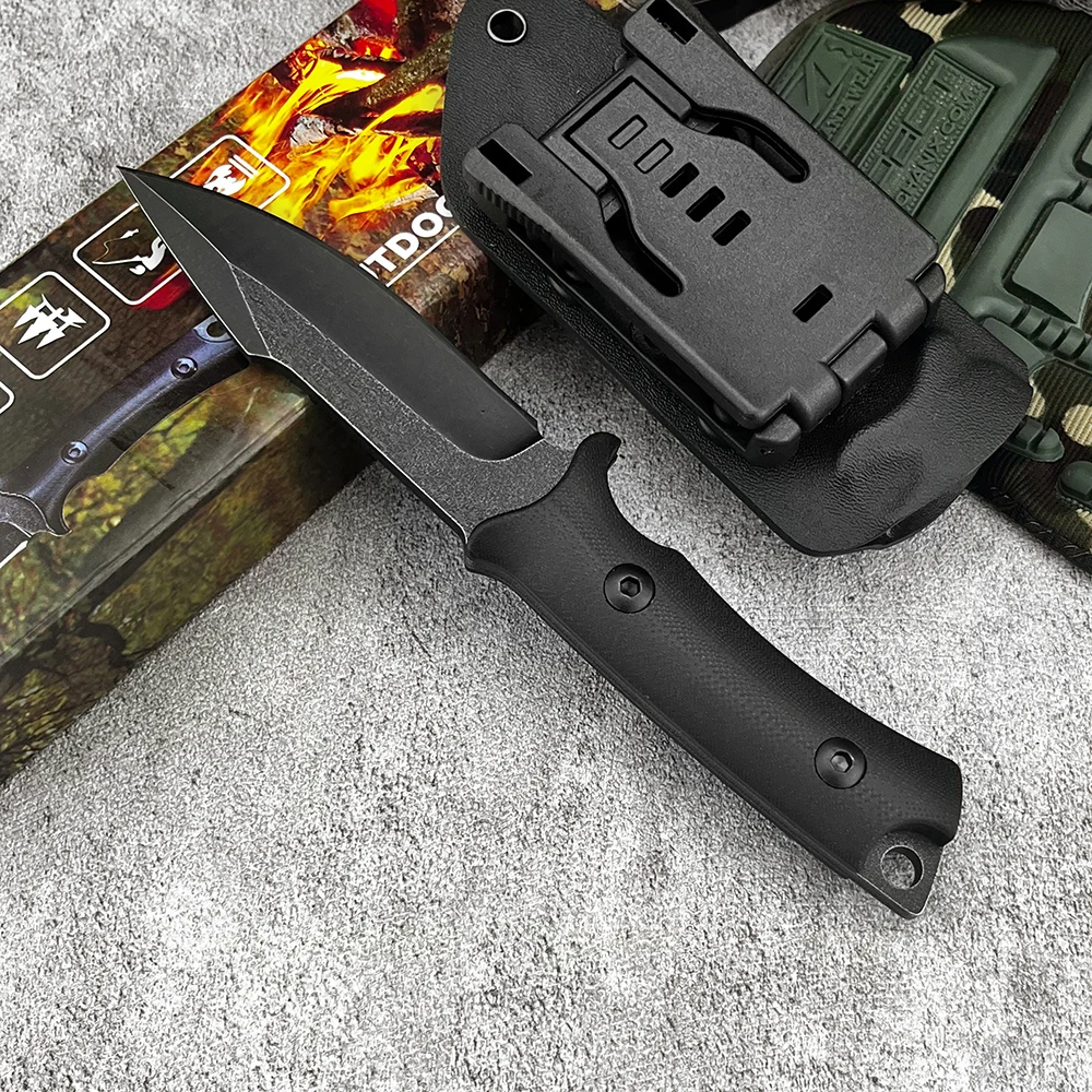 

8Cr13Mov Нож для выживания с фиксированным лезвием Открытый Кемпинг Прямой нож Нож для мяса Нож EDC Инструменты Охотничий универсальный нож G10 Ручка