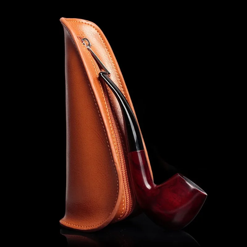 

Durable Travel Pipe Tobacco Pouch Bag, Waterproof Oxford Fabric Carry Case with Zipper for Smoking Pipes & Accessories Organizer