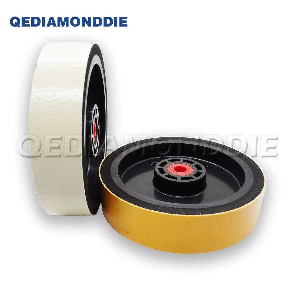 150mm/200mm Resin Nova Soft Lapidary Diamond Cabbing Polishing Wheel Flat Gemstone Grinding Wheel