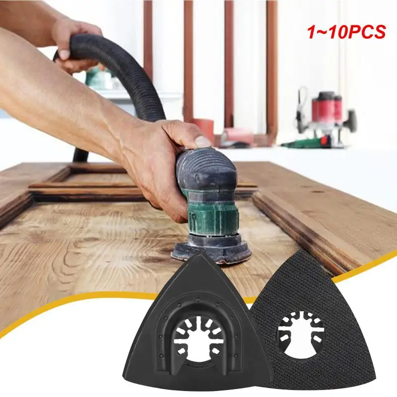 

1~10PCS Triangular Oscillating Tool Sanding Pad Quick Release 82mm Fit Multi Tool Hook Renovator Accessories Sandpaper