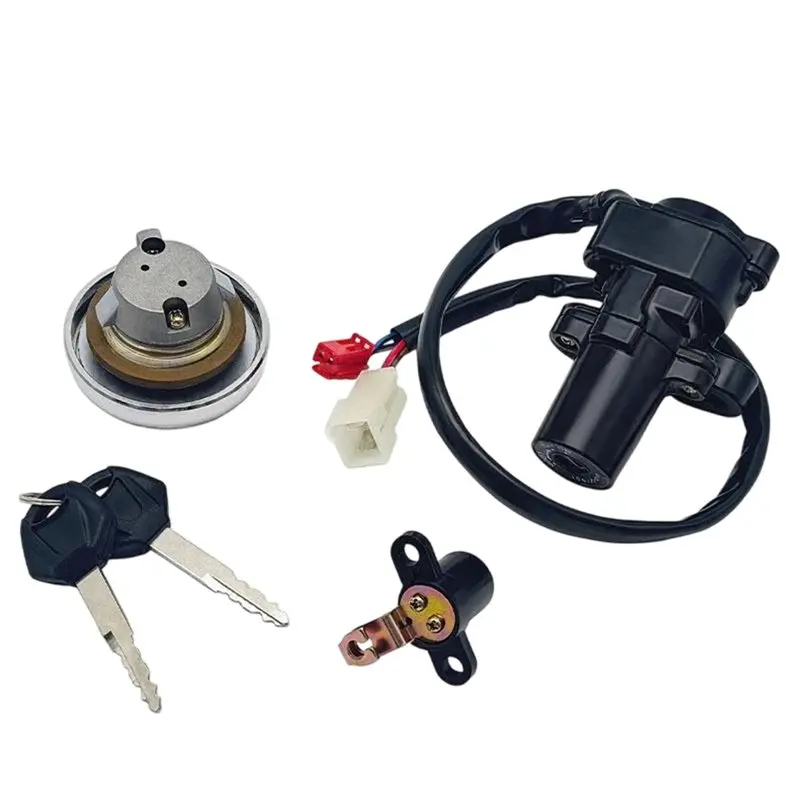 【Price Drop !!】-Motorcycle Accessories Fuel Cap Lock Ignition Switch Lock With Key Seat Lock For YAMAHA XVS950 V-Star