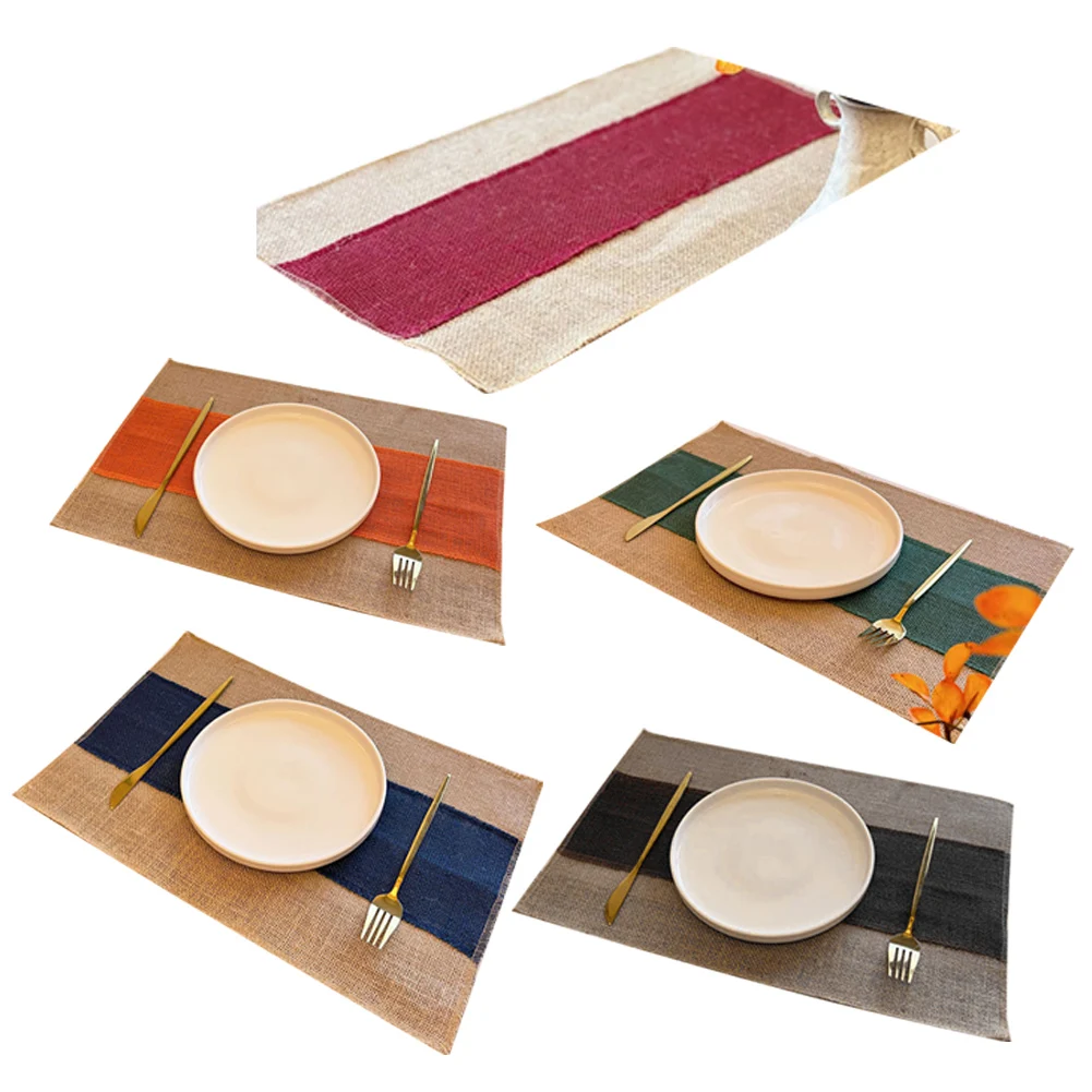 

4 Pcs Oil Proof And Waterproof Table Mat 45*30cm Multi-functional Resistant Dining Table Mats For Hotels, Kitchens Decoration