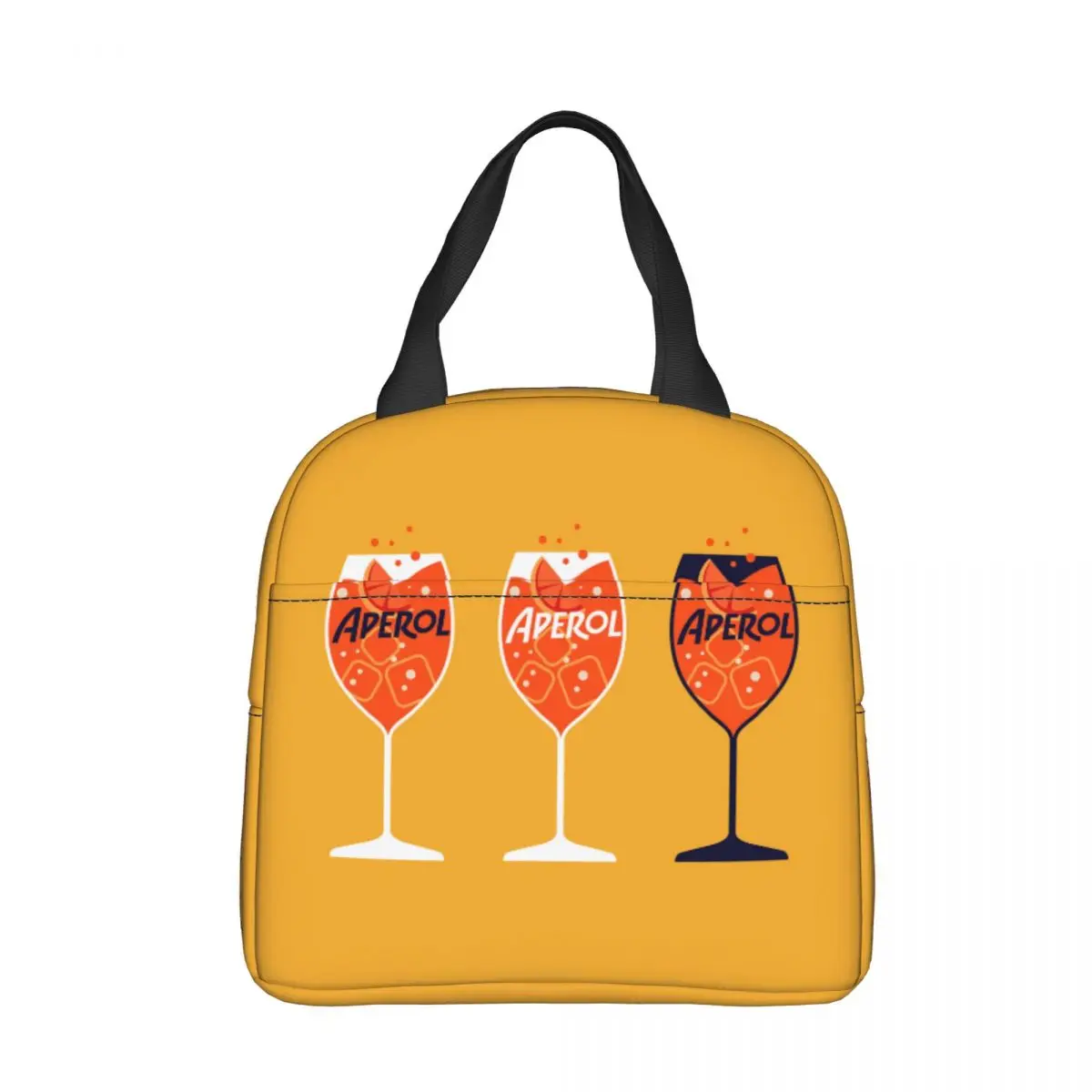 

Retro Cocktail Alcohol Drink Insulated Lunch Bags Thermal Bag Lunch Container Aperols Spritz Leakproof Tote Lunch Box Boy Office