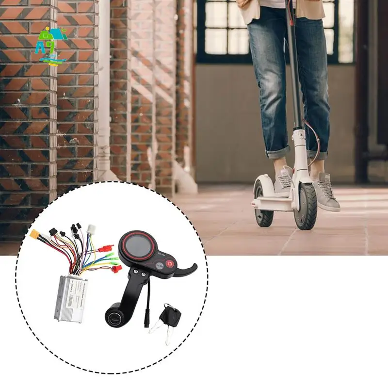 

A09E-48V Controller+ZQ-100 Mileage Meter With Key Speed Adjustable Electric Scooter Meter Replacement Parts For Electric Scooter
