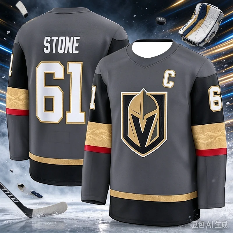 2026 Las Vegas Golden Knights Popularity Ice Hockey Training Jersey 3D Printable Breathable Quick-Drying Long-Sleeved Top