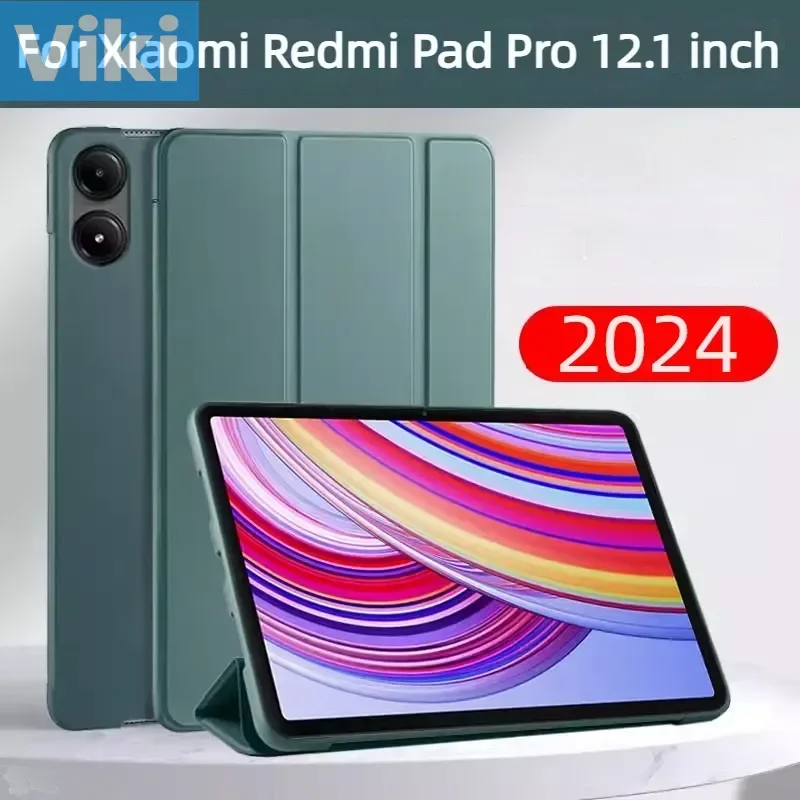 Für Xiaomi Redmi Pad Pro 12,1 Zoll Auto Wake Stand Tablet Cover Funda für Red Mi Pad Pro Magnet Smart Case Zubehör