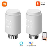 Xiaomi Tuya Smart ZigBee Radiator Actuator TRV Programmable Thermostatic Radiator Valve Temperature Controller Support Alexa