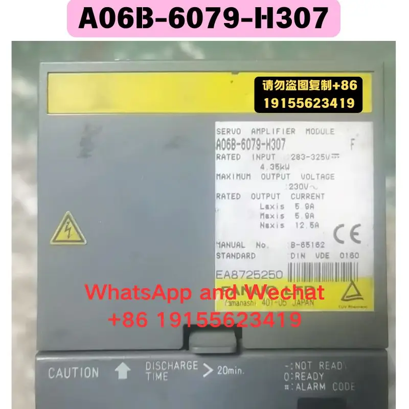 

Used A06B-6079-H307 Driver Functional test OK Quick delivery