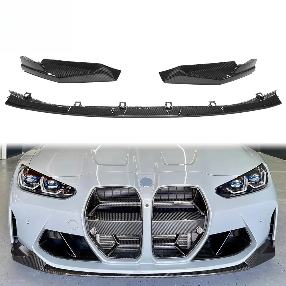 Dry Carbon Fiber MP Style Front Lip for BMW G80 G81 M3 G82 G83 M4 Front Bumper Chin Spoiler Diffuser M Performance Splitter