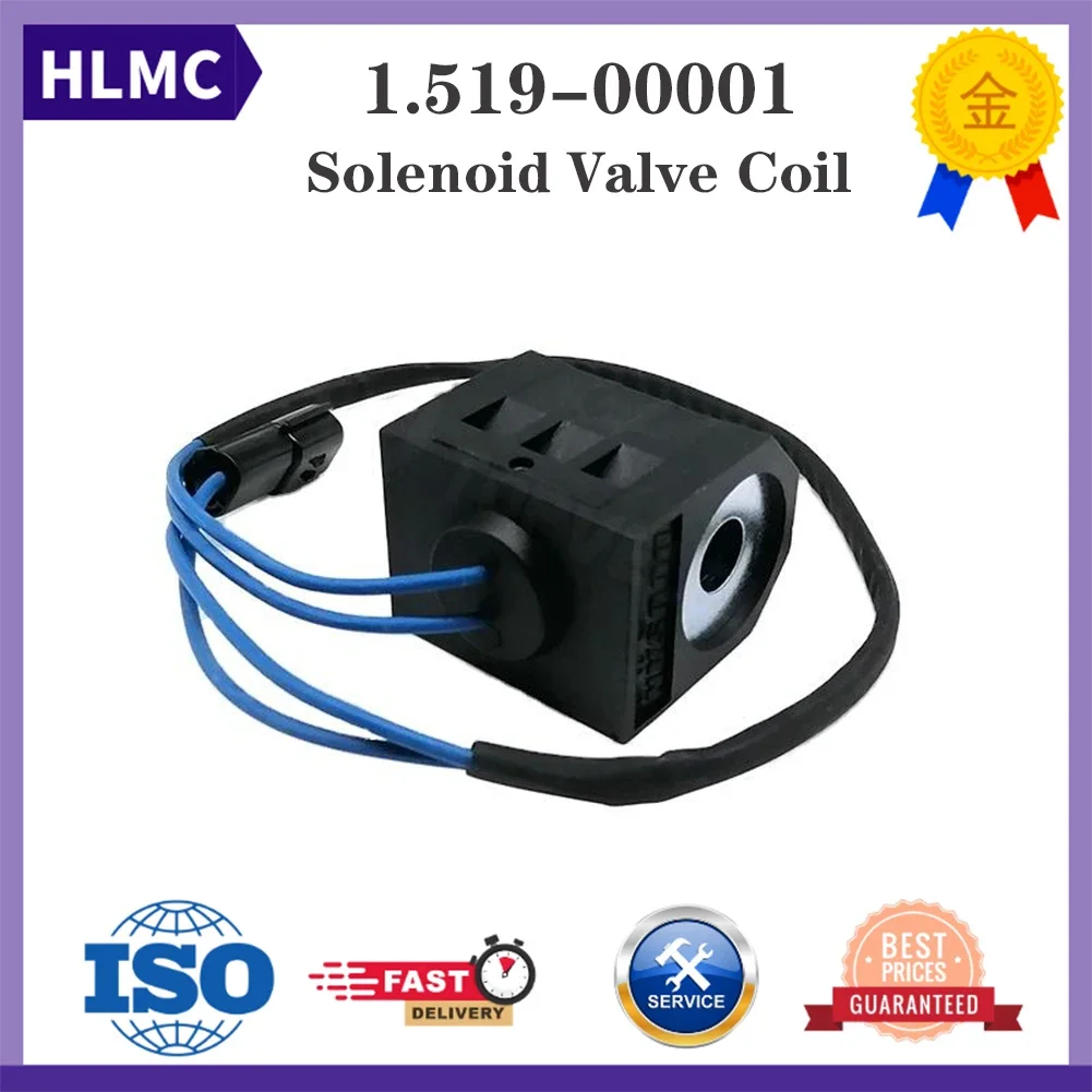 Excavator Parts DX140 DX220 DX225 DX300 DX340 DX420 Solenoid Valve Coil 24V 1.519-00001