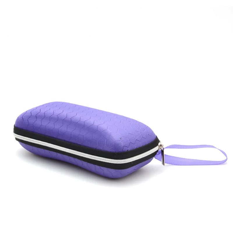 Portable Sunglasses Case For Women Men Glasses Box With Lanyard Zipper Eyeglass Case Cover Protector