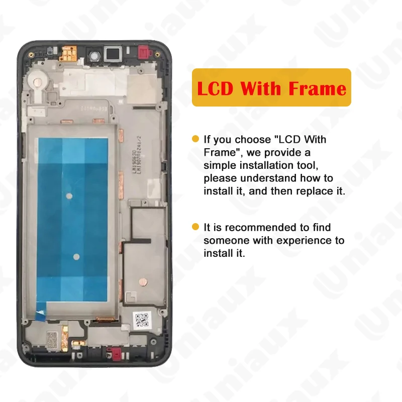 100% Original For LG K50 LCD LMX520BMW LMX520EMW Display Touch Panel Screen Digitizer For LG K12 Max Q60 With Frame