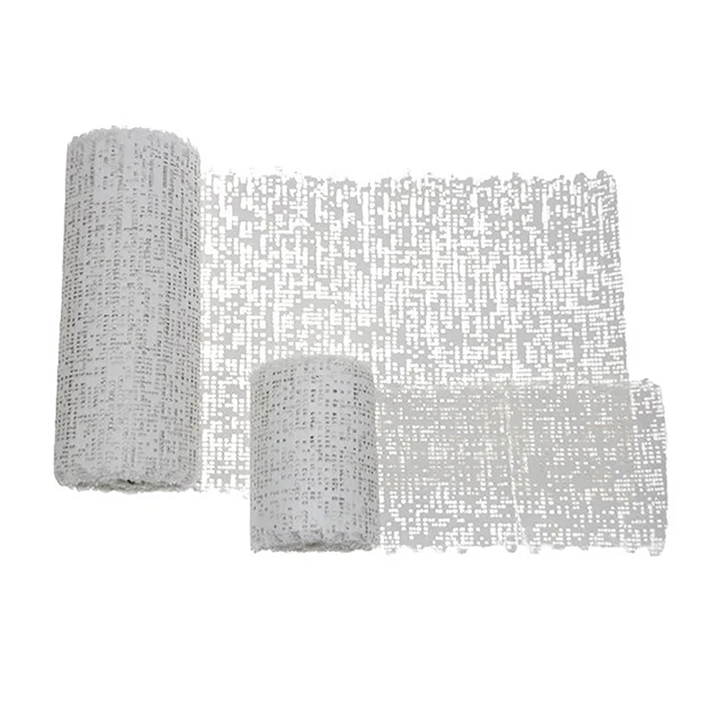 الجص القماش لفات الضمادات يلقي العظام الشريط القماش الشاش الطوارئ العضلات الشريط الإسعافات الأولية واقية قوس أداة صحية