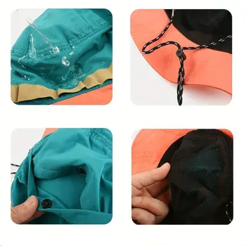 休閒度假漁夫帽 日本速乾盆帽 可折疊帽 夏季防曬掛袋 可調式帽簷 8 最佳銷售 日本遮陽帽 - №1