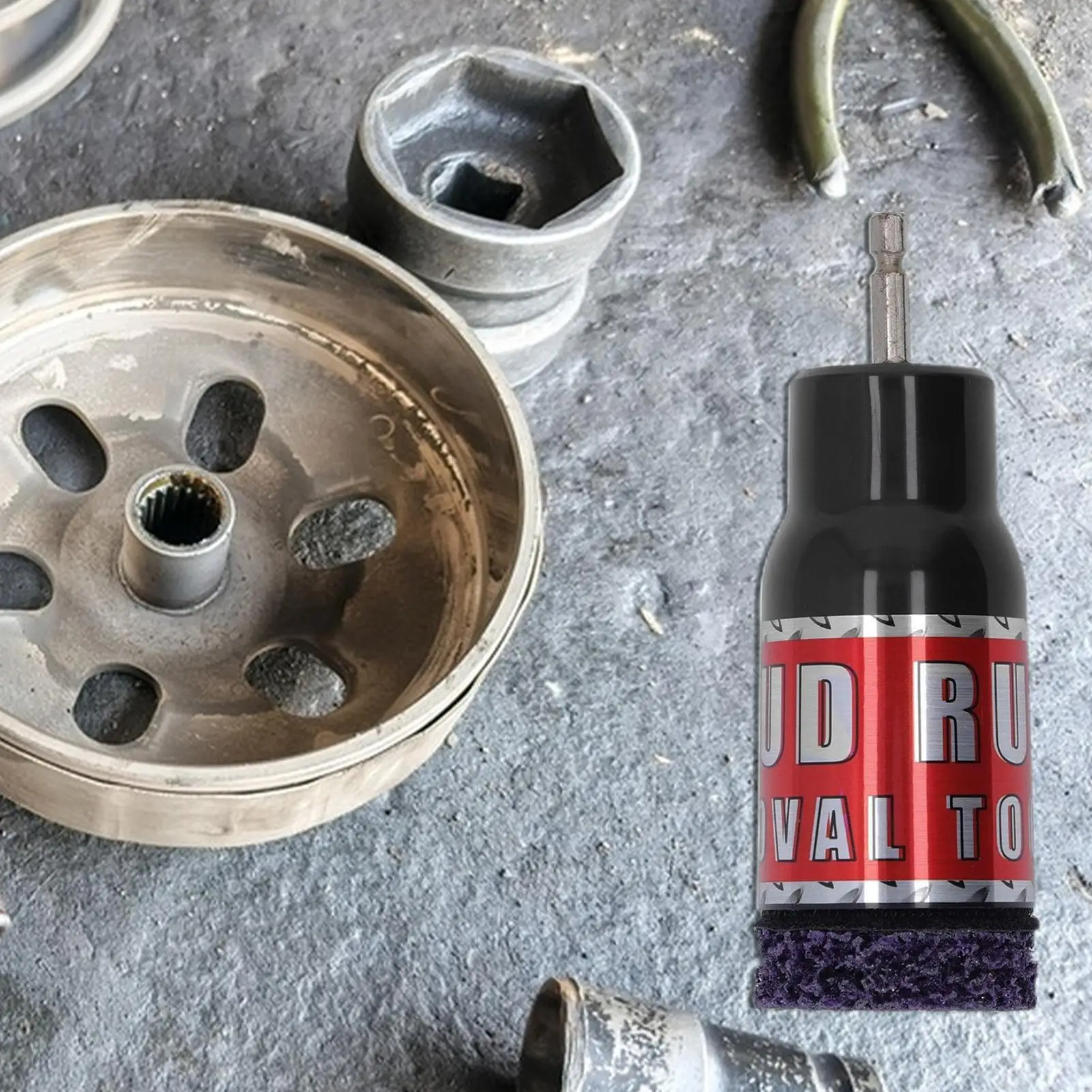 

Car Wheel Hub Grinder Rust Removal Polishing Tool motorcycle auto Bearing Wheel Hub Brush Brake Grinding Cleaner Kit Multipurpos