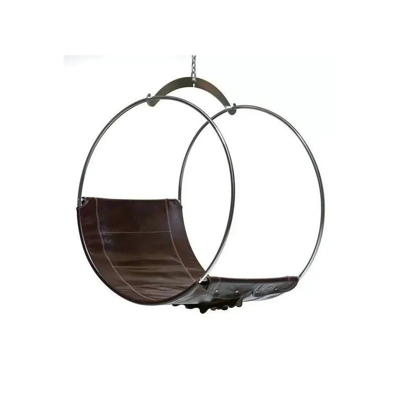 Commercial Furniture Designer  Leisure rocking Lounge Chair indoor leather swing Special Shaped Hanging Sofa chair