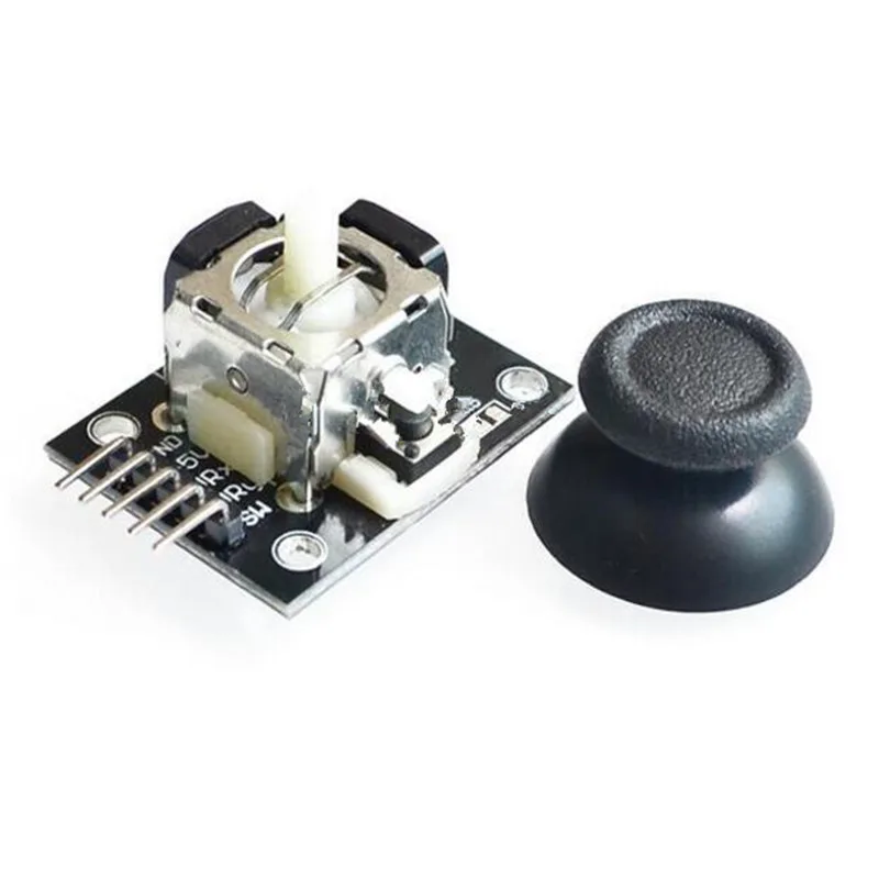 10pcs/lot 5Pin Double-axle Key Rocker PS2 Game Rocker Control Rod Sensor Module JoyStick Electronic Building Block