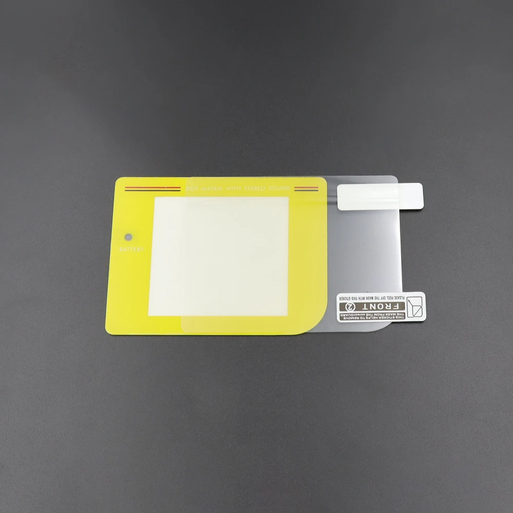 مجموعة واحدة من غطاء عدسة شاشة LCD للوحة غطاء شاشة بلاستيكية GB مع ملحقات استبدال أفلام حامي PET #6