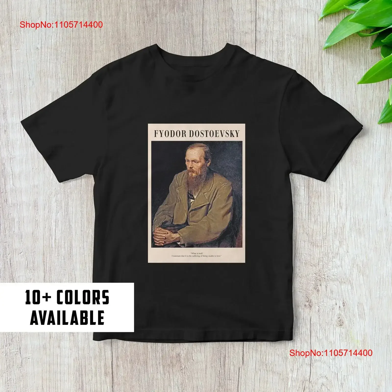 Dostoevsky T Shirt Quote Author Fine Art vintage Washed Comfortable fashion streetwear Slightly Unisex Top For Everyday Wear