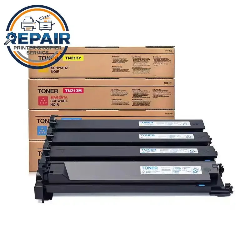 TN213 TN214 Toner Cartridge for Konica Minolta Bizhub C200 C200E C203 C210 C253 C353 C7720 C7721