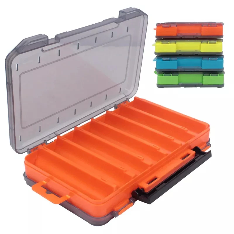 Shrimp Fishing Box Fishing Accessories Box Squid Jig Box Tackle Double Side Folio U Size Wooden Plastic Case for Fish