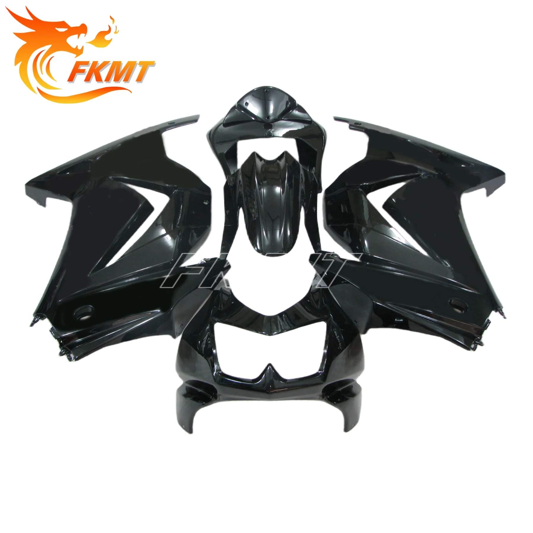 

For EX250 2008 - 2012 Body Kits EX 250 2011 Green Black Fairings Ninja 250R Plastic Fairings Unpainted