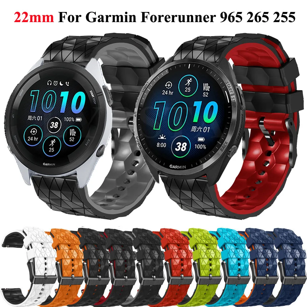 Ремешок силиконовый для смарт-часов Garmin Vivoactive 4, 22 мм