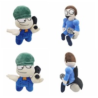 25/30cm Dave And Bambi Plush Toys Cartoon Friday Night Funk Plush Doll FNF Stuffed Cartoon Dolls For Kid Christmas Birthday Gift