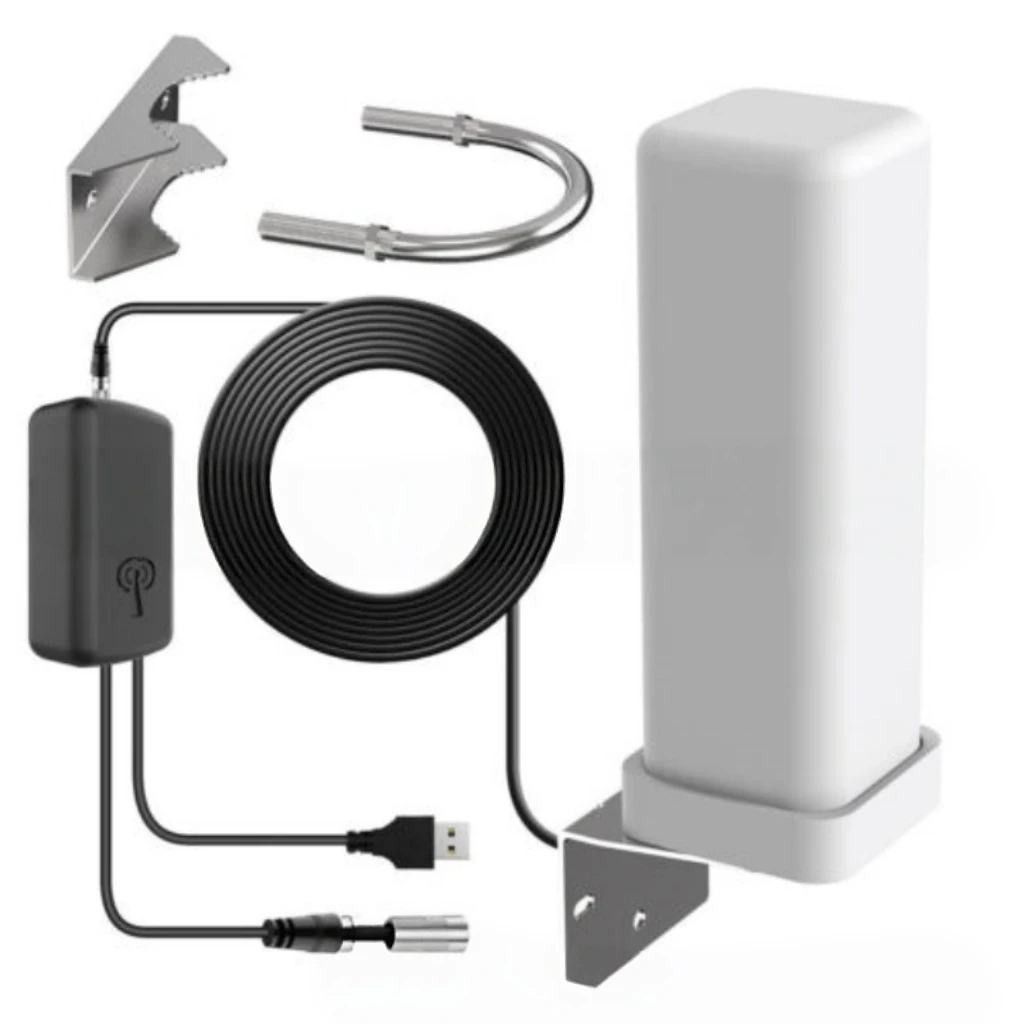High-Definition 4K Long-Distance Reception Booster Digital Tv Antenna Ground Wave Antenna Suitable for Indoor and Outdoor Use Anti-Interference Hdtv Antenna