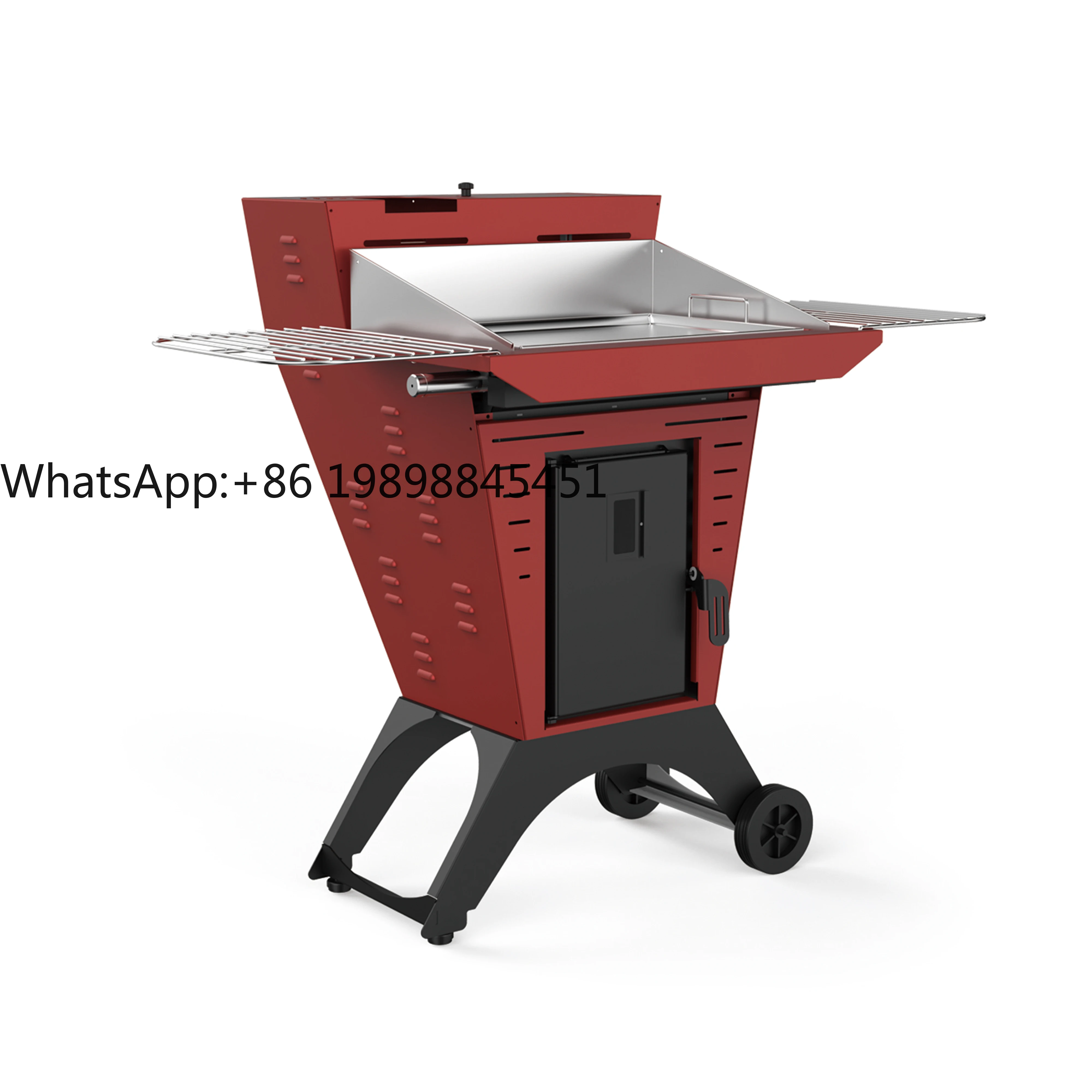 

BBQ01 10.5KW Freestanding Outdoor Removable Modern Style Smokeless BBQ Grill Pellet Stove for Camping & Kitchen Cooking