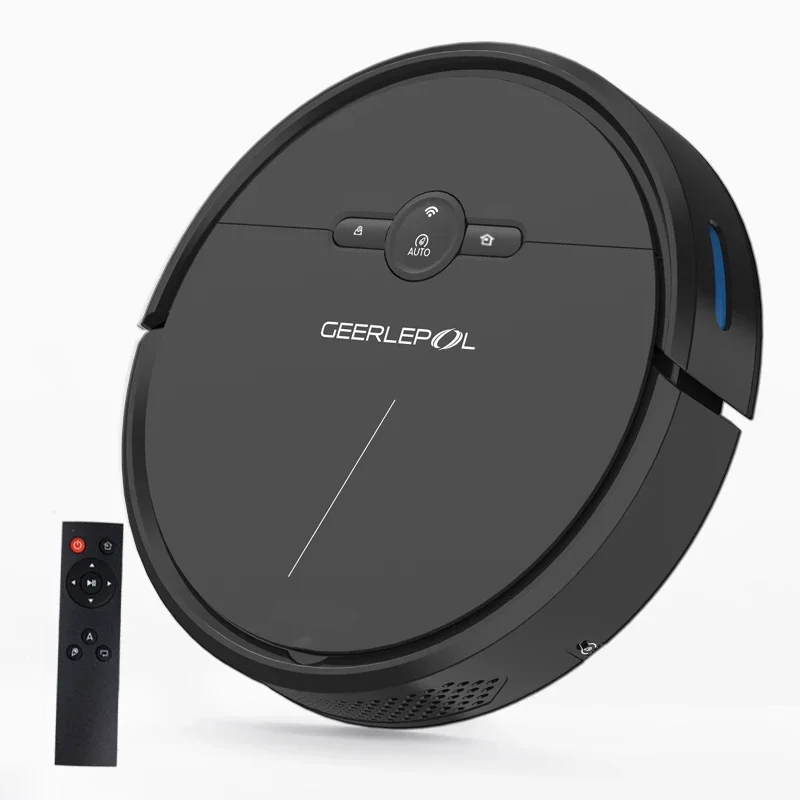 Geerlepol Smart Robot Vacuum Cleaner Small house hold Appliance 3in1 Charging Cleaning Machine Automatic Dry Wet Sweeping