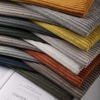 4.5 Pieces Wale Corduroy Fabric Solid Plain Thick DIY Sewing Crafts Materials Stretch Corduroy Fabric for Coat Shirt Dress Pants