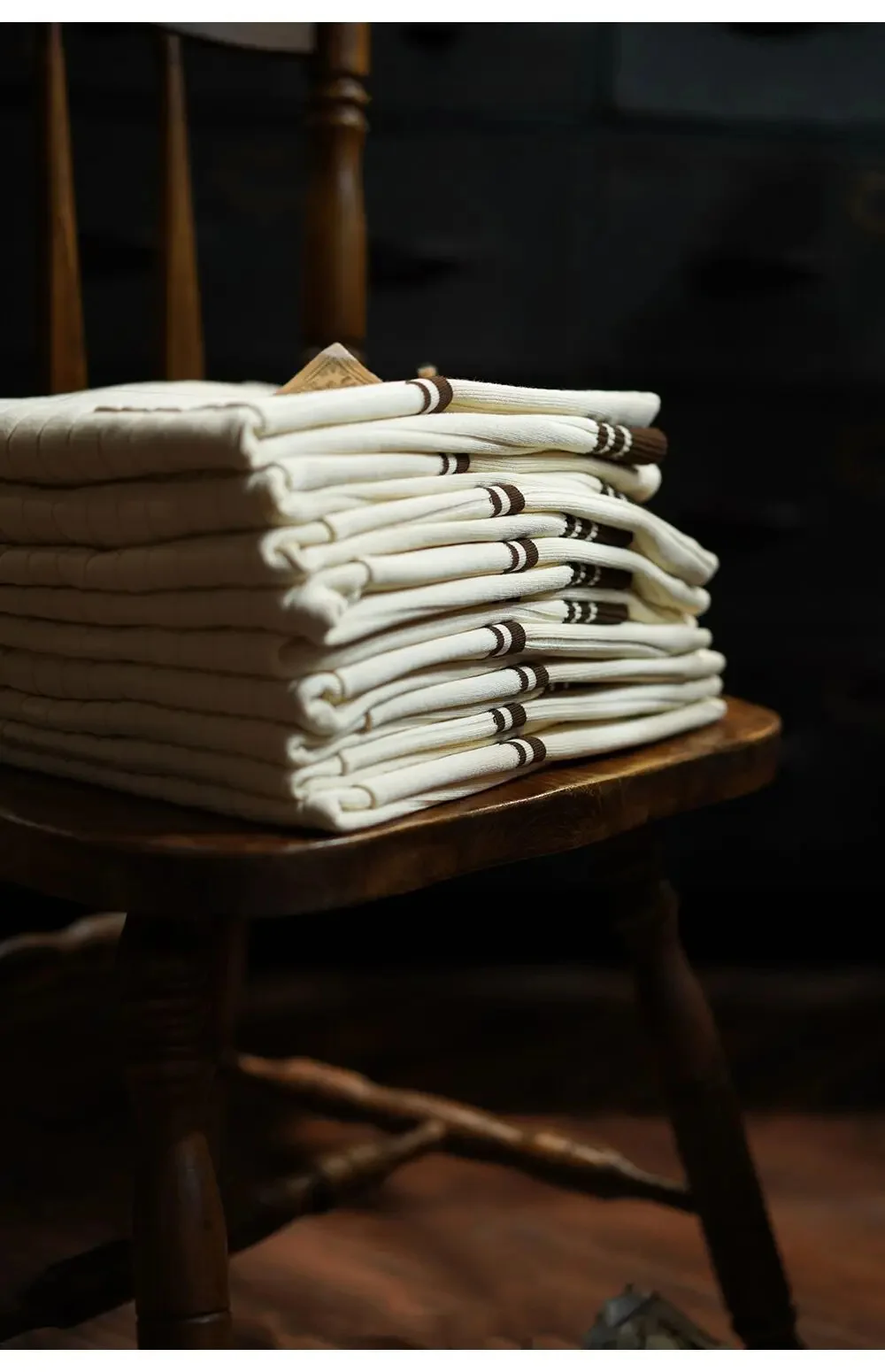 T-shirt en tricot à col rond pour hommes, manches courtes, poche unique, vintage des années 1940, vêtements pour hommes