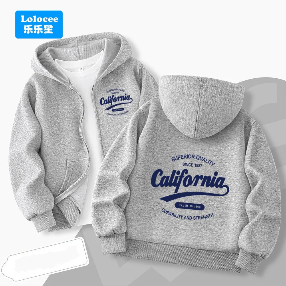 Chłopięce bluzy z kapturem na zamek błyskawiczny z nadrukiem kontrolera do gier, sportowe, codzienne, wiosenno-jesienne kurtki z kapturem dla dzieci, kurtki na zamek dla nastolatków, odzież wierzchnia YXJ01