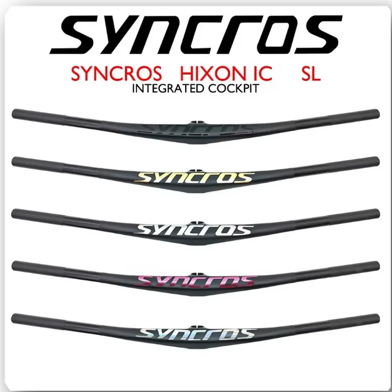 SYNCROS HIXON IC SL 15mm Mini RISE Carbon Bike Integrated COCKPIT MTB Handlebar Lightweight Enduro Bar With Gasket Accessories